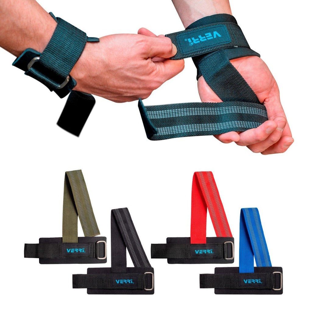 Straps con Muñequera de Neopreno con Cinta Pro Látex