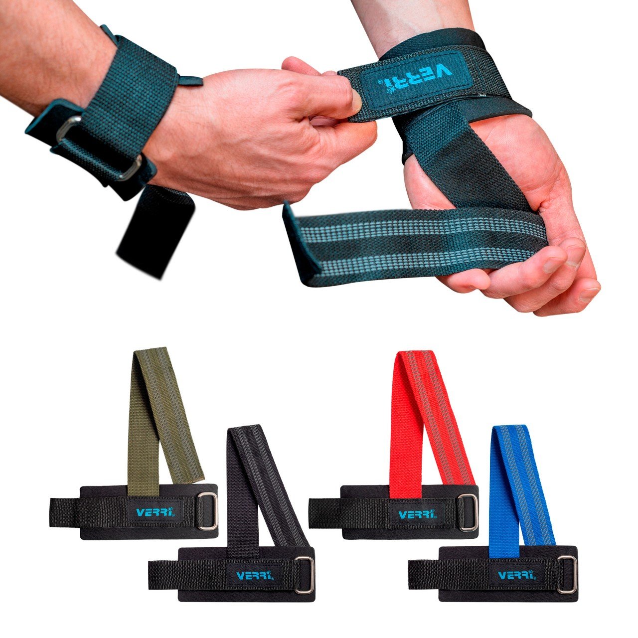 Straps con Muñequera de Neopreno con Cinta Pro Látex