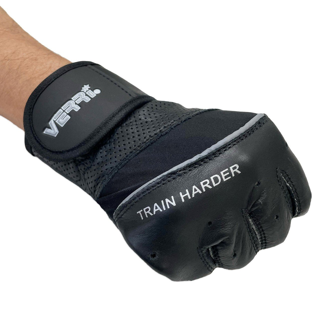Guantes de Gym con Muñequera en Piel