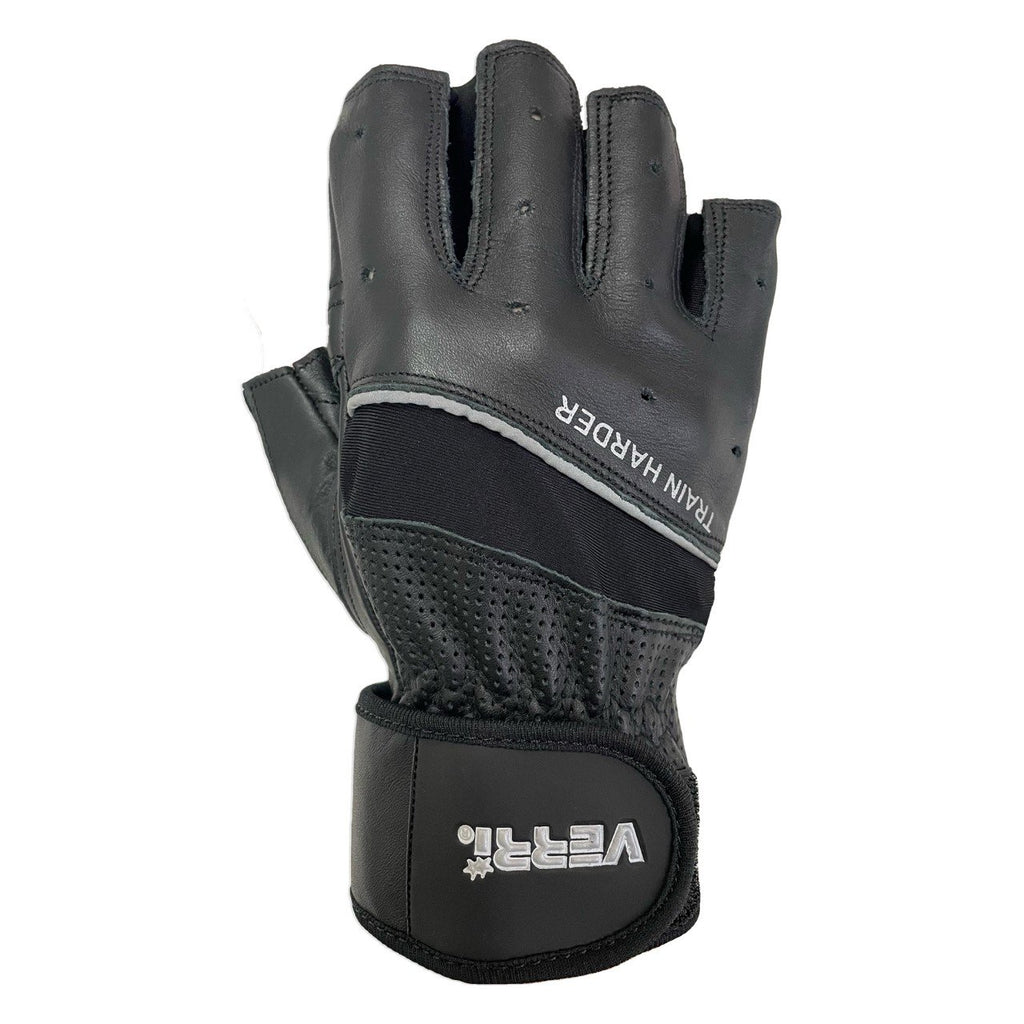 Guantes de Gym con Muñequera en Piel
