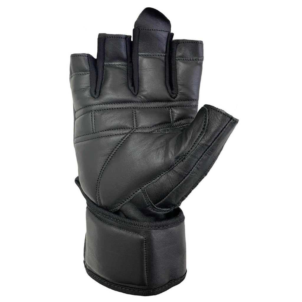 Guantes de Gym con Muñequera en Piel
